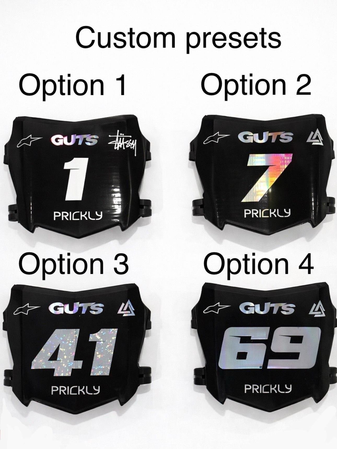 Motocutz Plate For E bikes and E motos